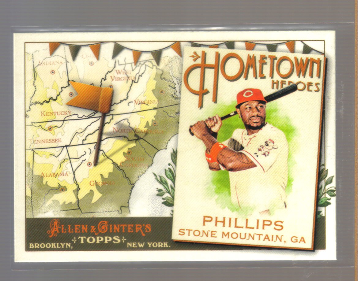 2011 Topps Allen & Ginter Hometown Heroes #27 BRANDON PHILLIPS Reds