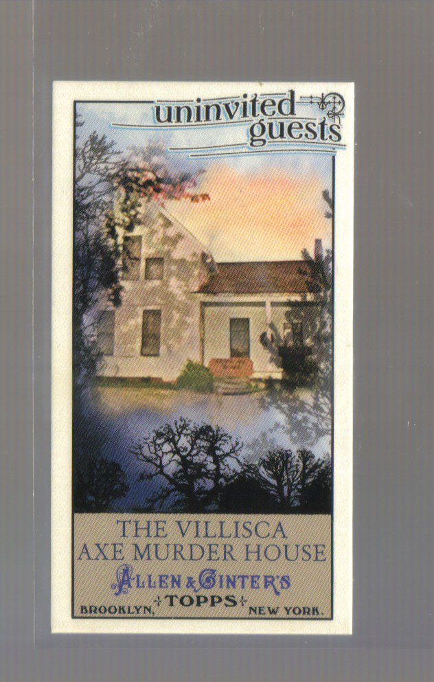 2011 Topps Allen & Ginter Uninvited Guests Mini #4 THE VILLISCA AXE MURDER HOUSE