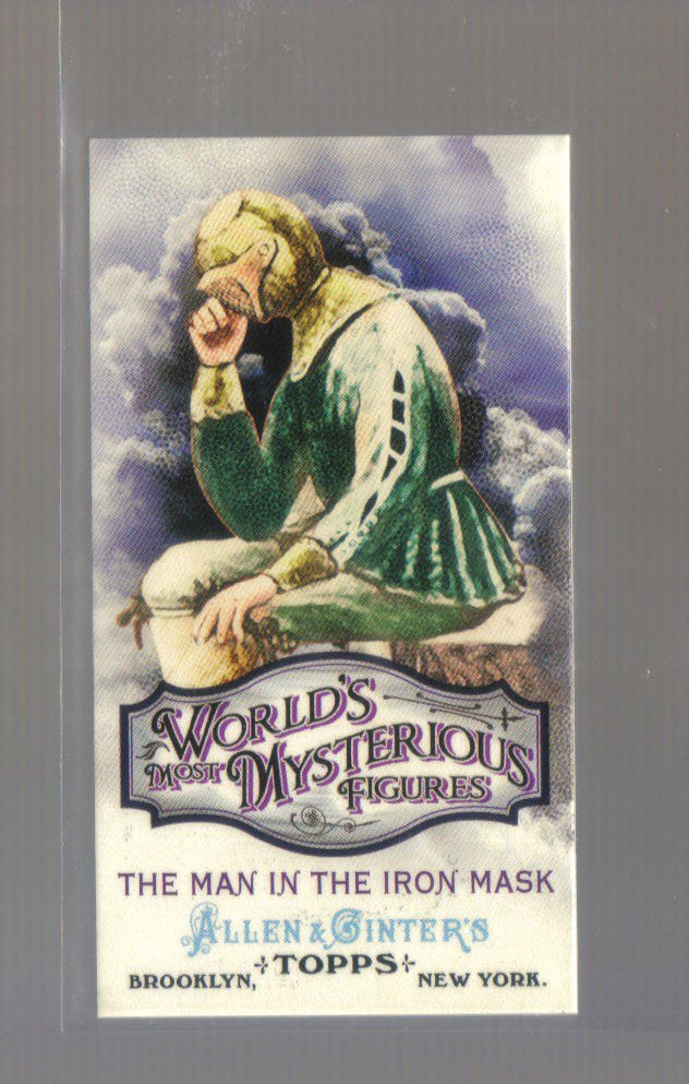 2011 Topps Allen & Ginter Mysterious Figures Mini #7 MAN IN THE IRON MASK