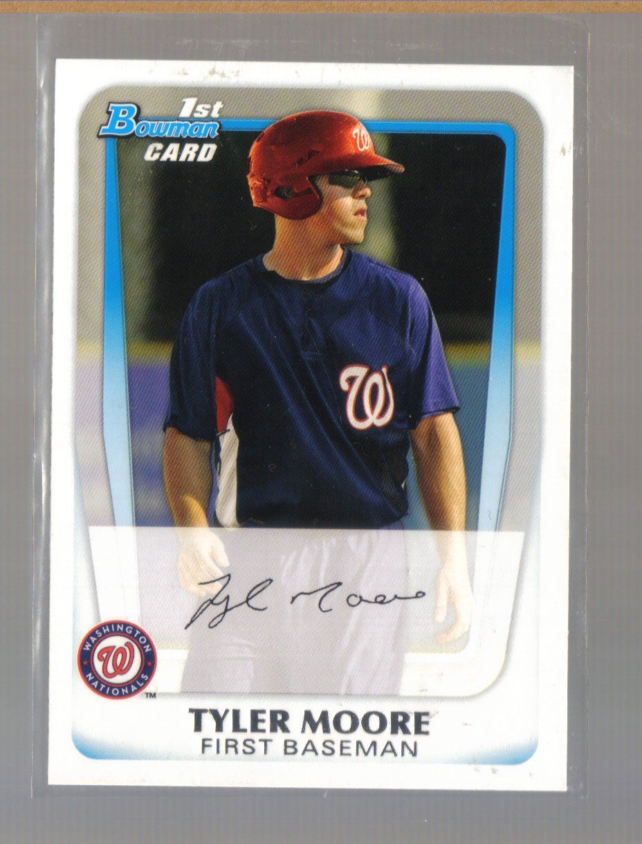 2011 Bowman Prospects #5 TYLER MOORE Nationals