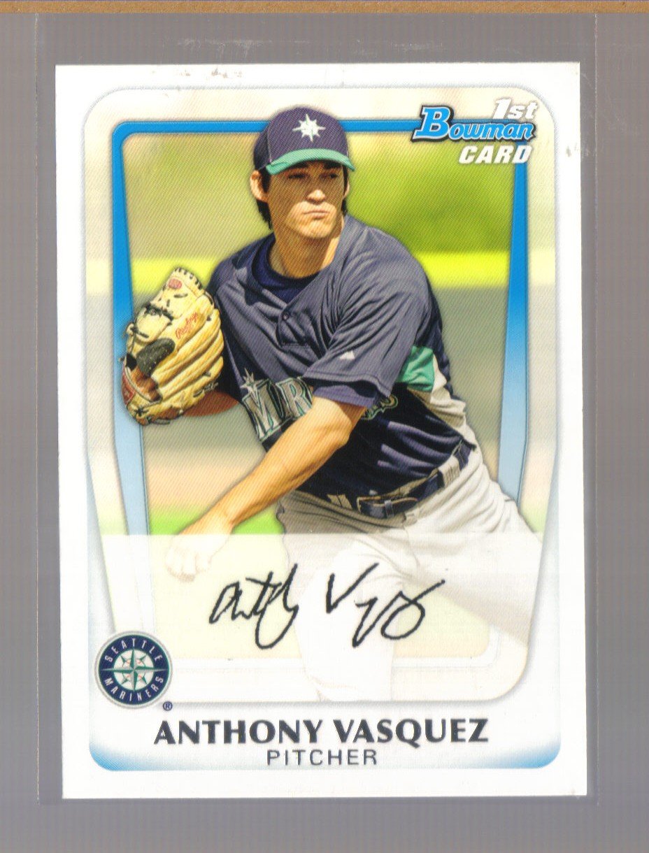 2011 Bowman Prospects #14 ANTHONY VASQUEZ Mariners