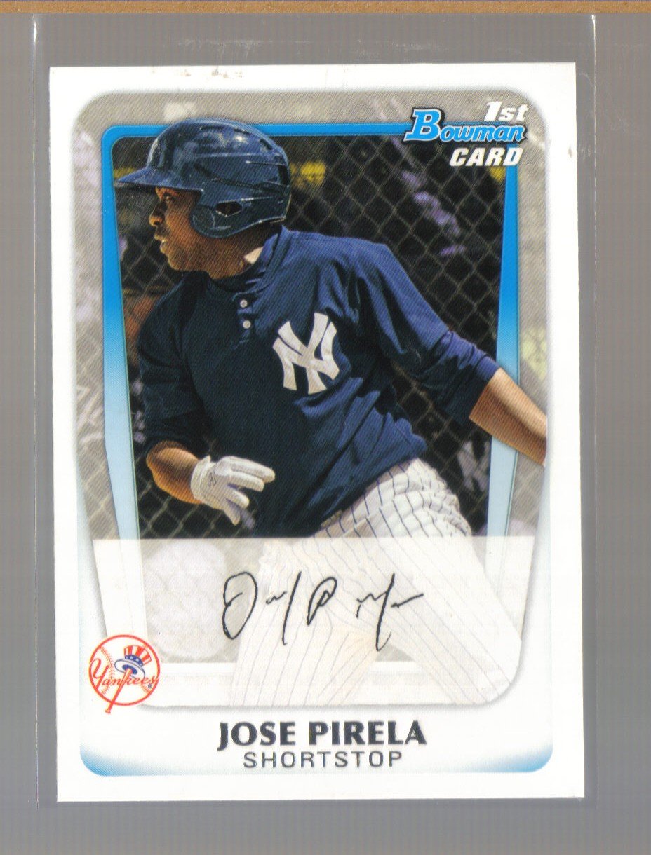 2011 Bowman Prospects #21 JOSE PIRELA Yankees