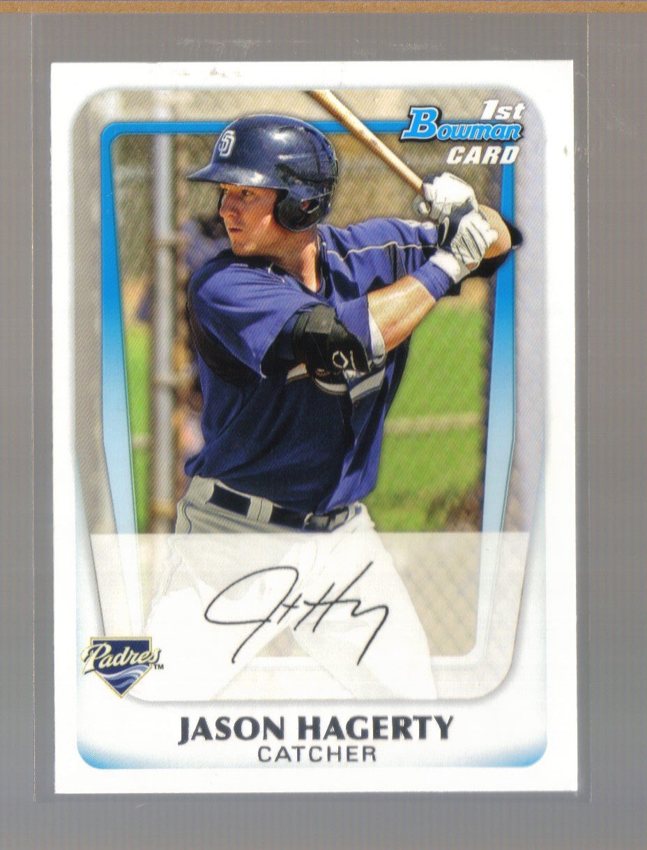 2011 Bowman Prospects #35 JASON HAGERTY Padres