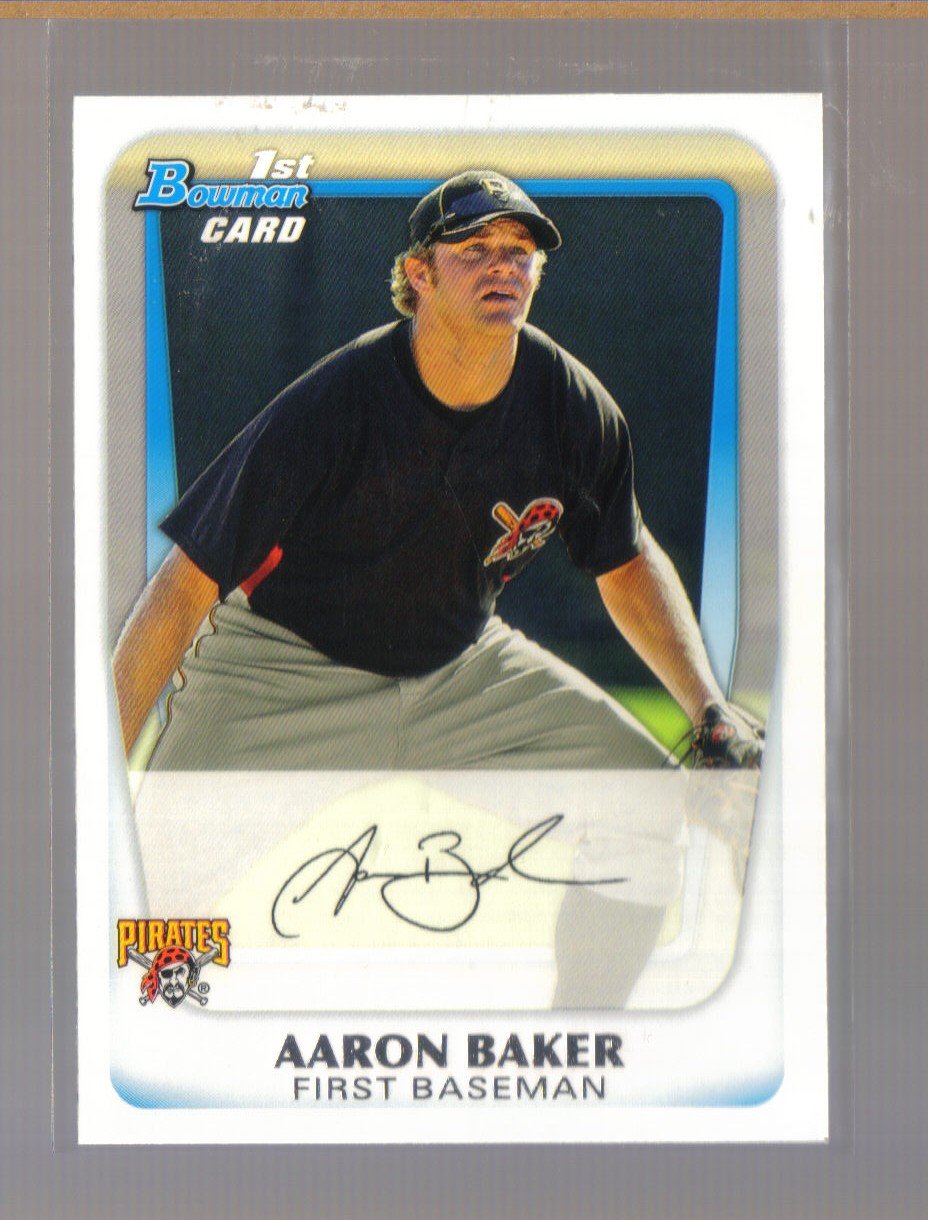 2011 Bowman Prospects #39 AARON BAKER Pirates