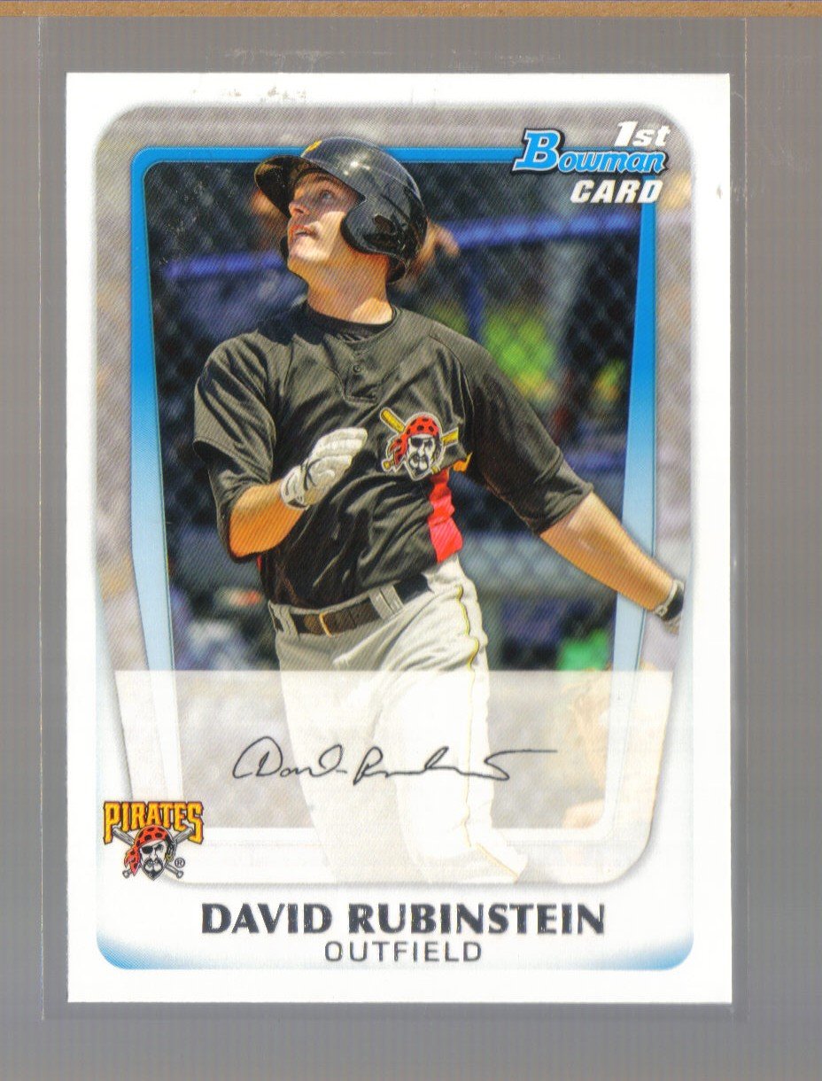 2011 Bowman Prospects #55 DAVID RUBINSTEIN Pirates