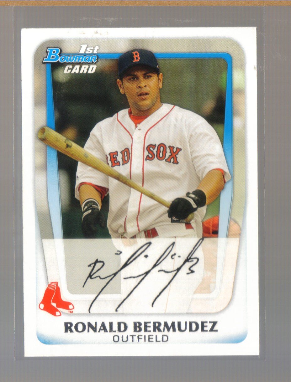 2011 Bowman Prospects #59 RONALD BERMUDEZ Red Sox