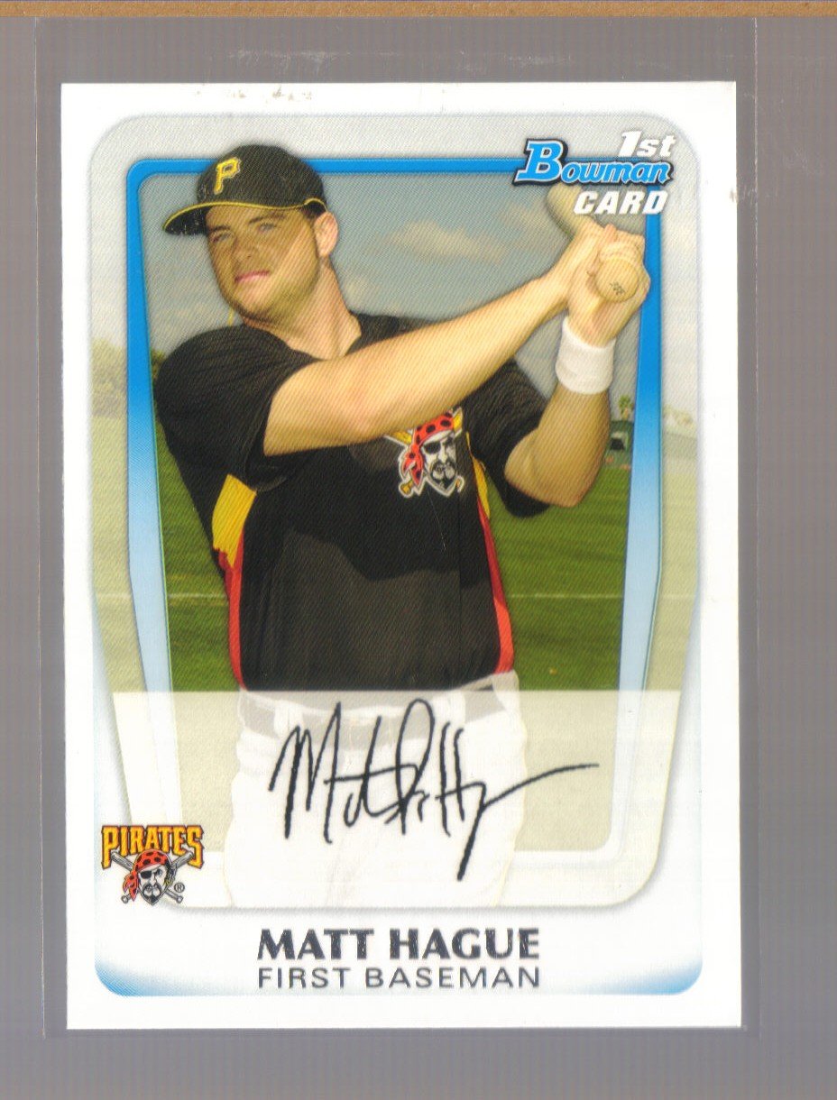 2011 Bowman Prospects #84 MATT HAGUE Pirates