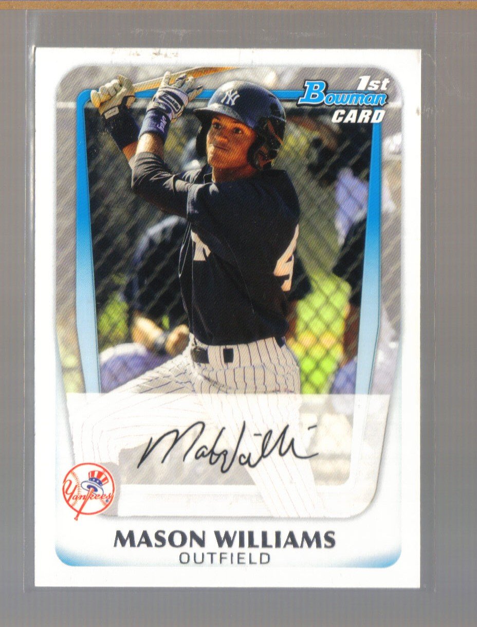 2011 Bowman Prospects #85 MASON WILLIAMS Yankees