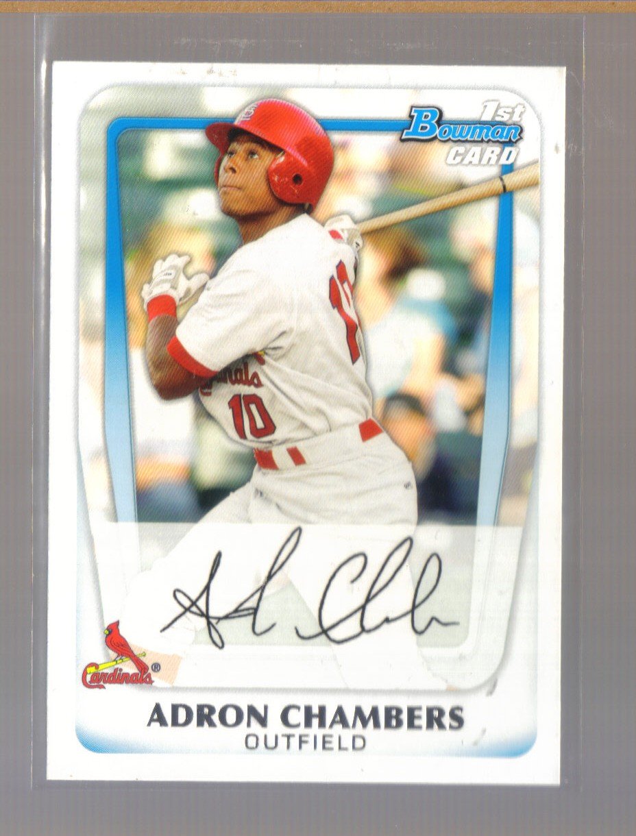 2011 Bowman Prospects #90 ADRON CHAMBERS Cardinals
