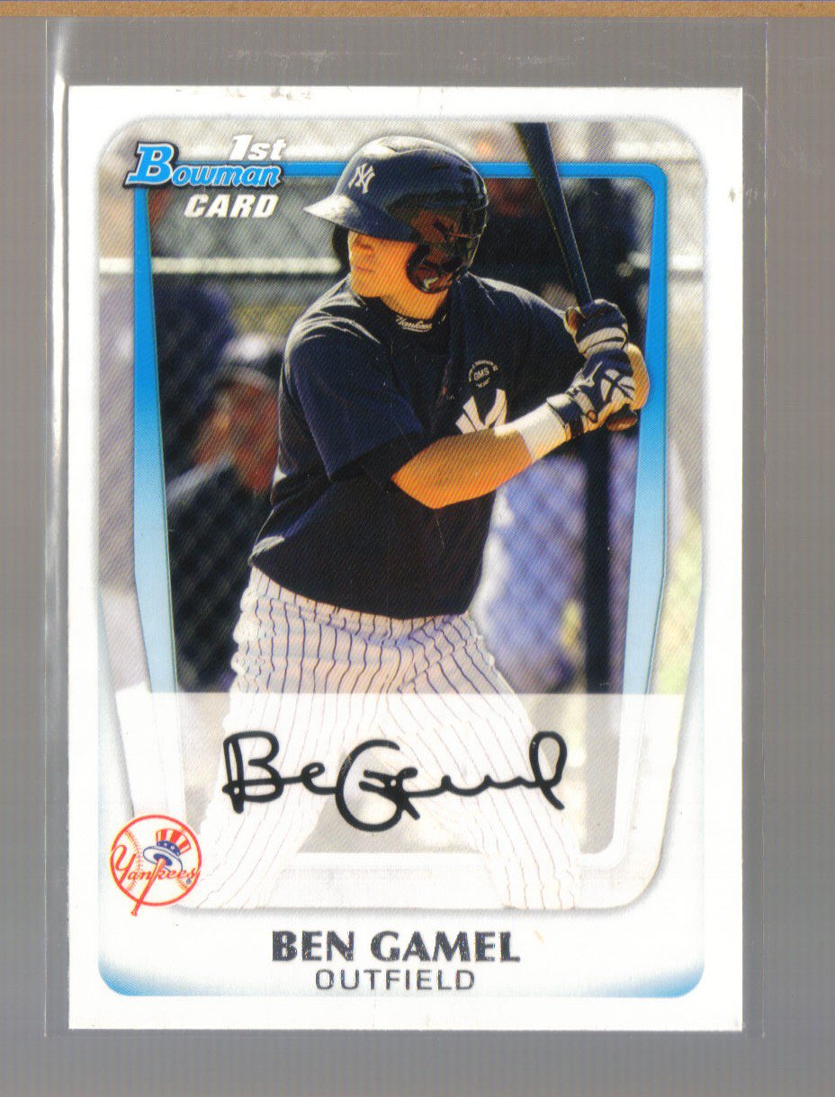 2011 Bowman Prospects #104 BEN GAMEL Yankees