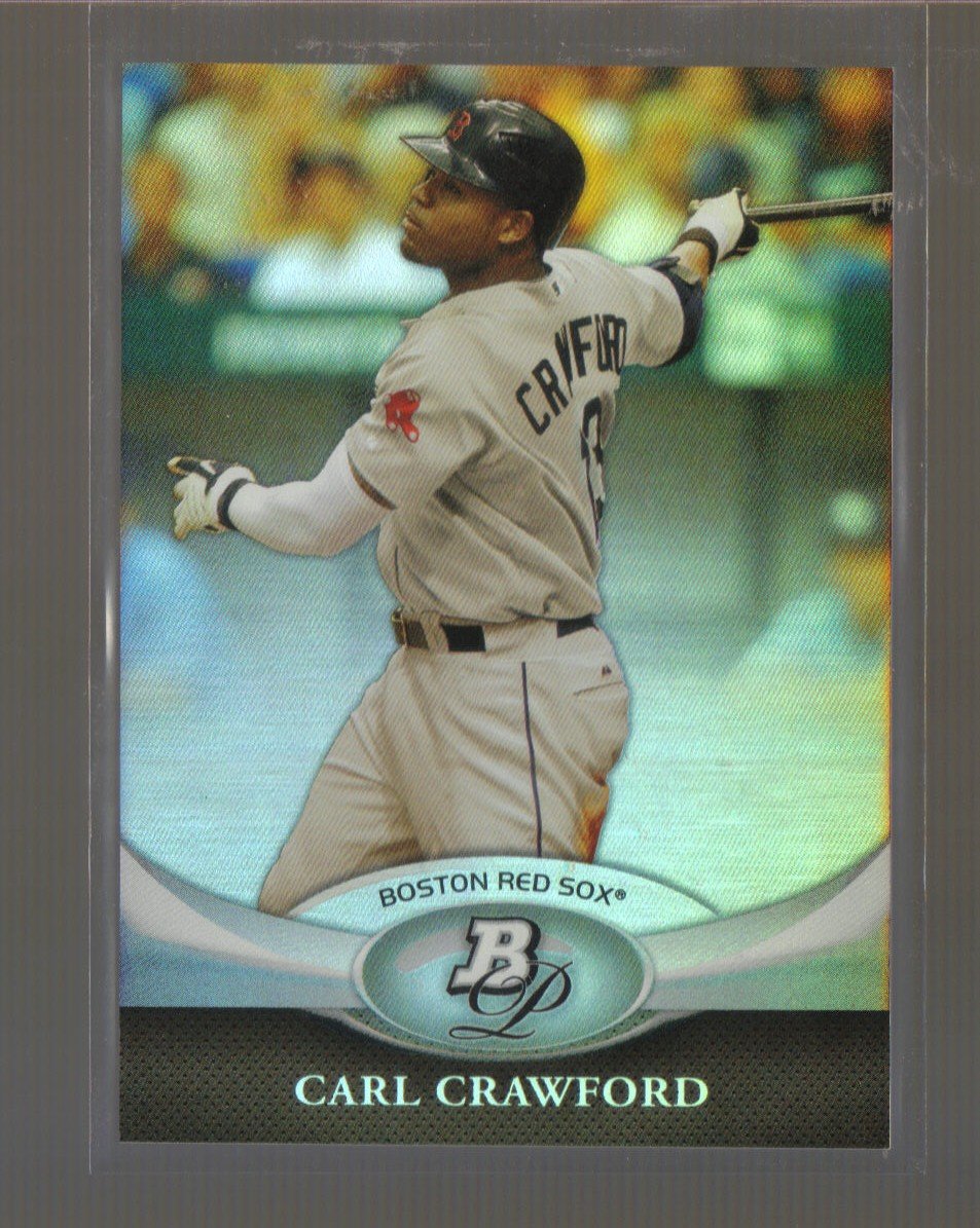 2011 Bowman Platinum #16 CARL CRAWFORD Red Sox