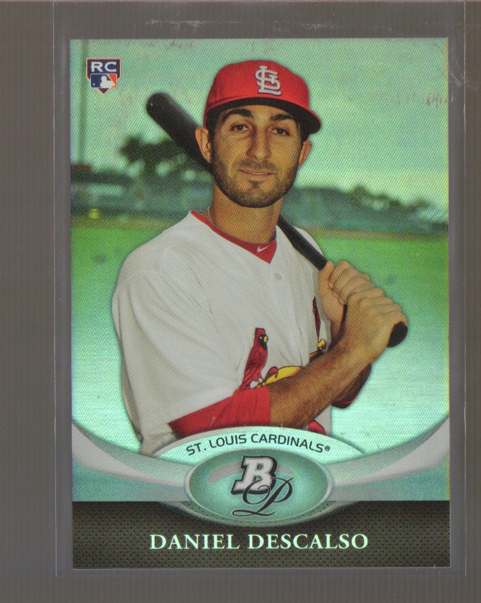 2011 Bowman Platinum #22 DANIEL DESCALSO RC Cardinals