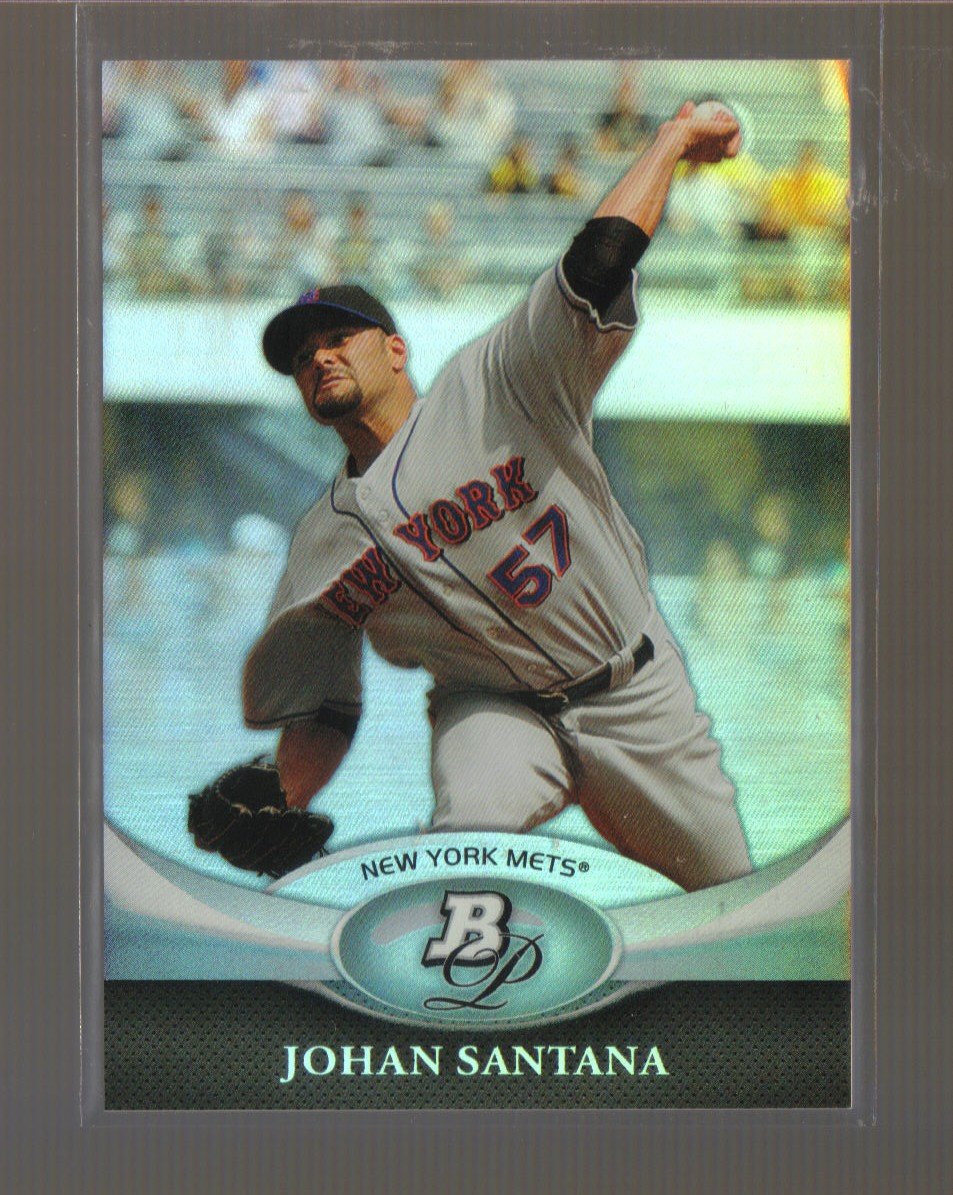 2011 Bowman Platinum #36 JOHAN SANTANA Mets