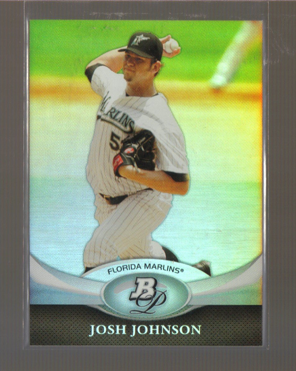 2011 Bowman Platinum #37 JOSH JOHNSON Marlins