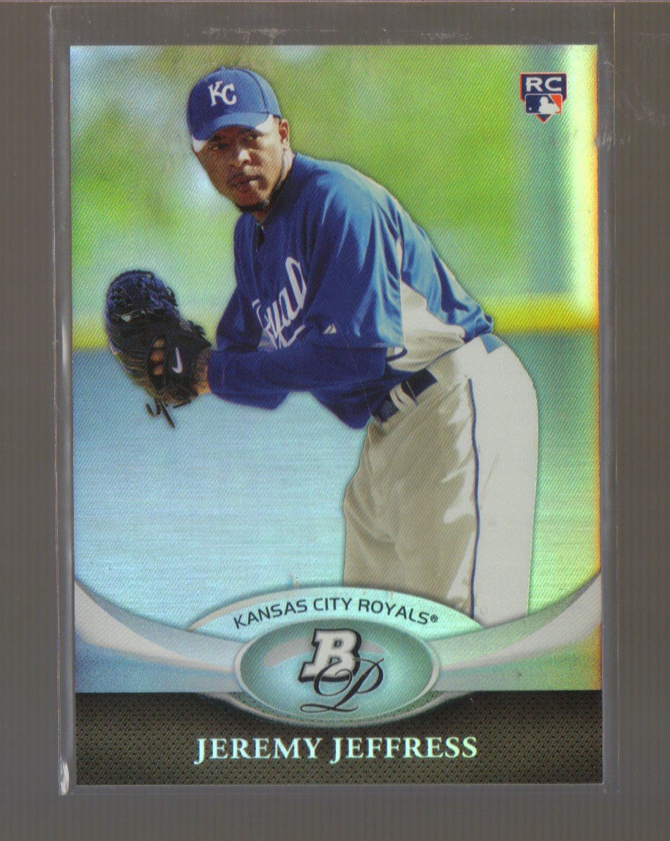 2011 Bowman Platinum #44 JEREMY JEFFRESS RC Royals