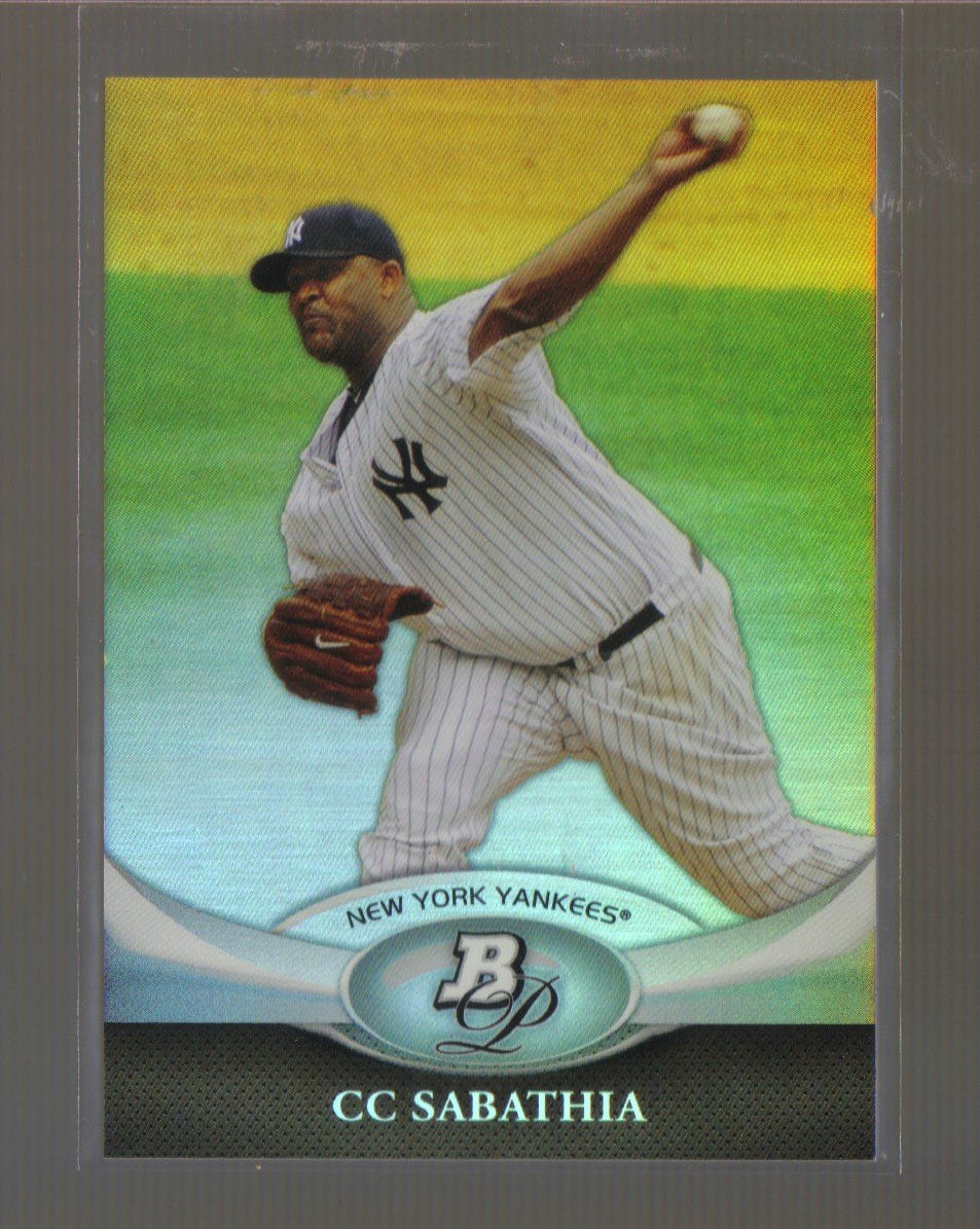 2011 Bowman Platinum #60 C.C. SABATHIA Yankees