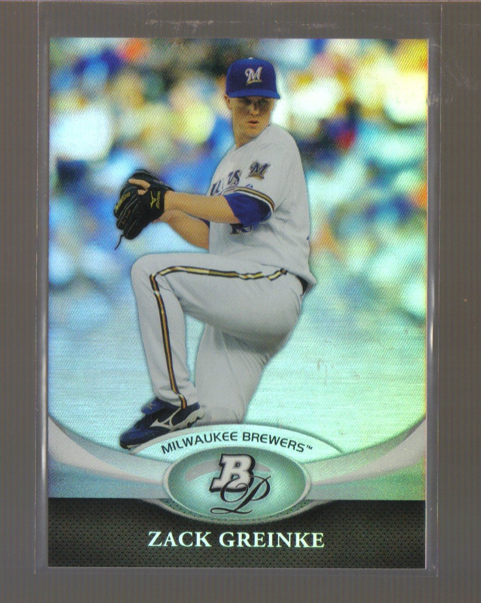 2011 Bowman Platinum #70 ZACK GREINKE Brewers