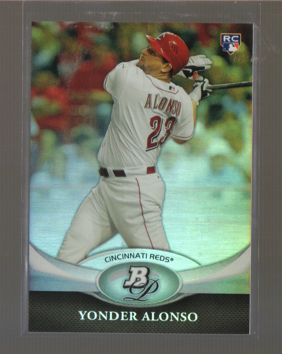 2011 Bowman Platinum #76 YONDER ALONSO RC Reds