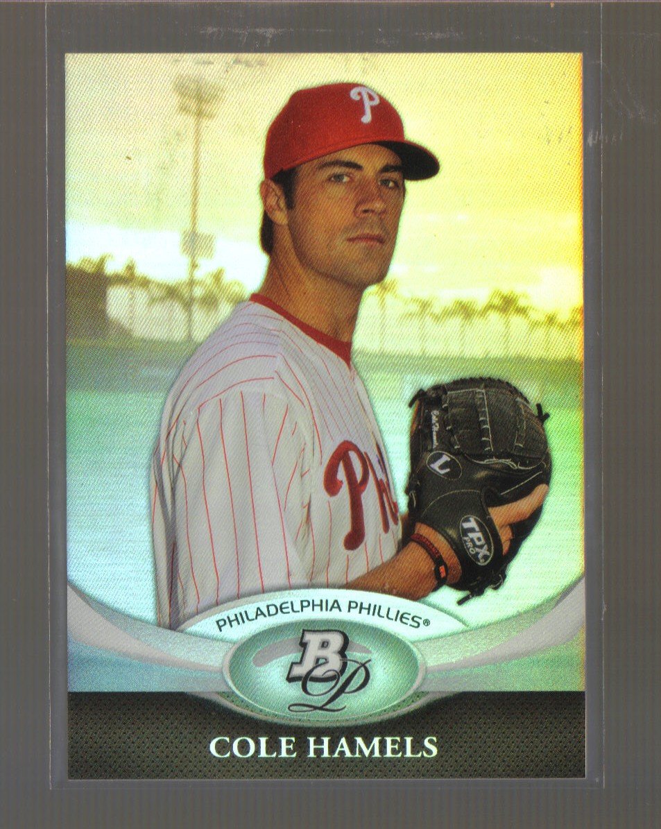 2011 Bowman Platinum #83 COLE HAMELS Phillies