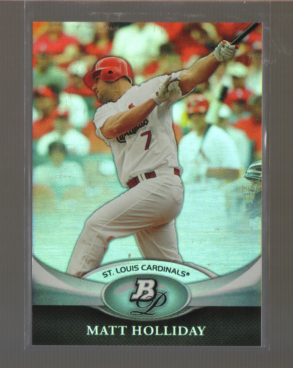 2011 Bowman Platinum #98 MATT HOLLIDAY Cardinals