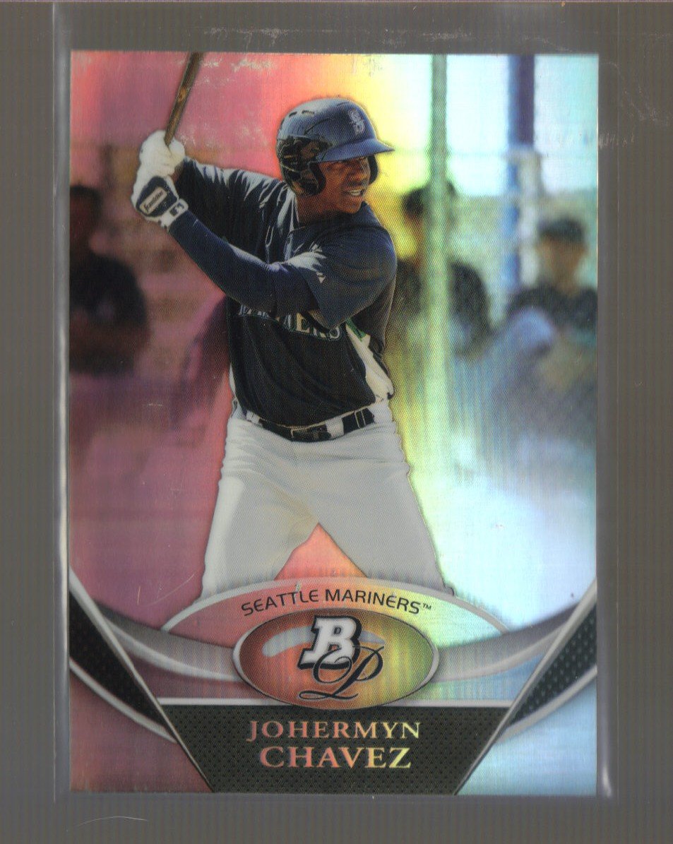2011 Bowman Platinum Prospects #71 JOHERMYN CHAVEZ Mariners