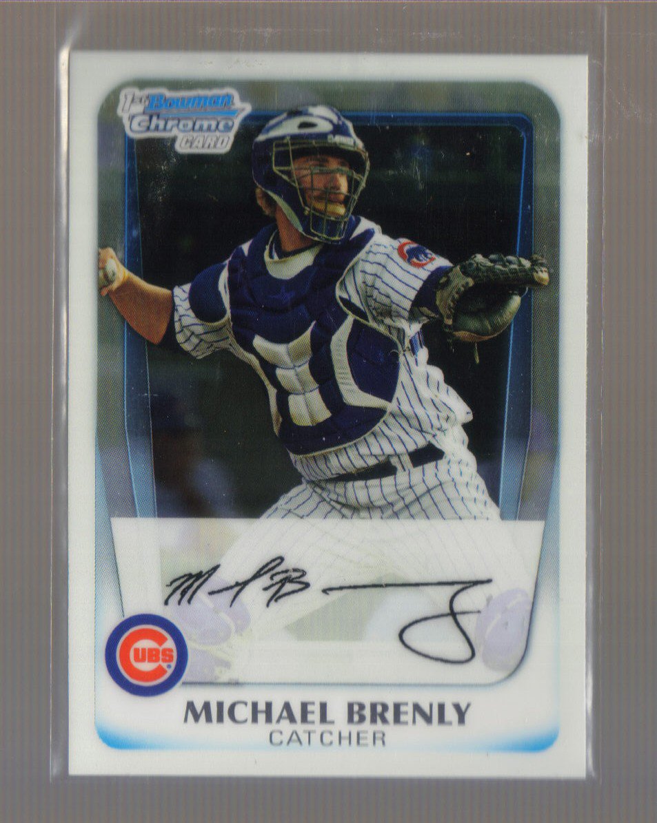 2011 Bowman Prospects Chrome #15 MICHAEL BRENLY Cubs
