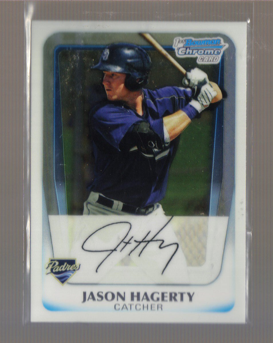 2011 Bowman Prospects Chrome #35 JASON HAGERTY Padres