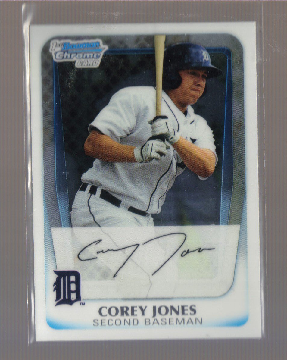2011 Bowman Prospects Chrome #43 COREY JONES Tigers