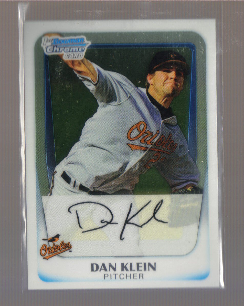 2011 Bowman Prospects Chrome #67 DAN KLEIN Orioles