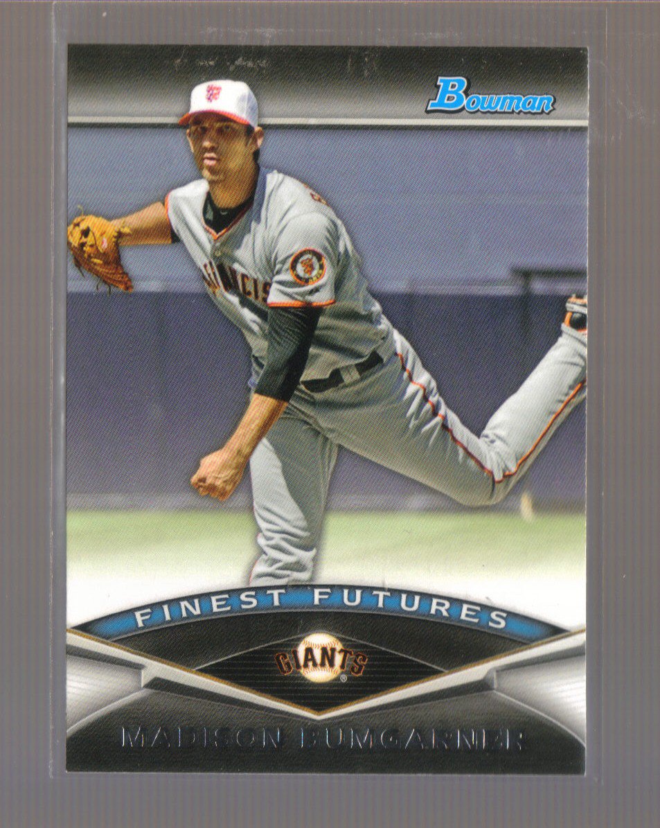 2011 Bowman Finest Futures #25 MADISON BUMGARNER Giants