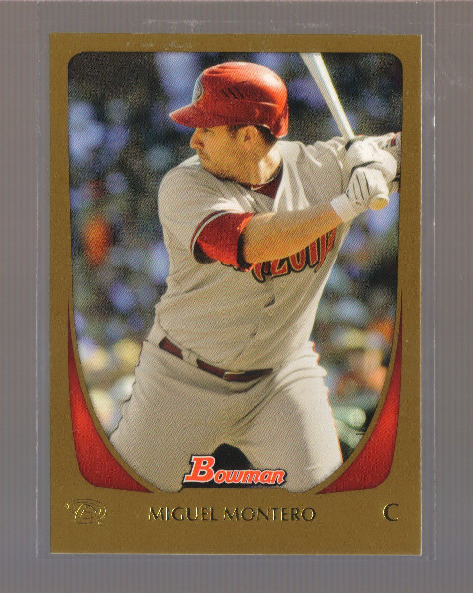 2011 Bowman Gold #4 MIGUEL MONTERO Diamondbacks