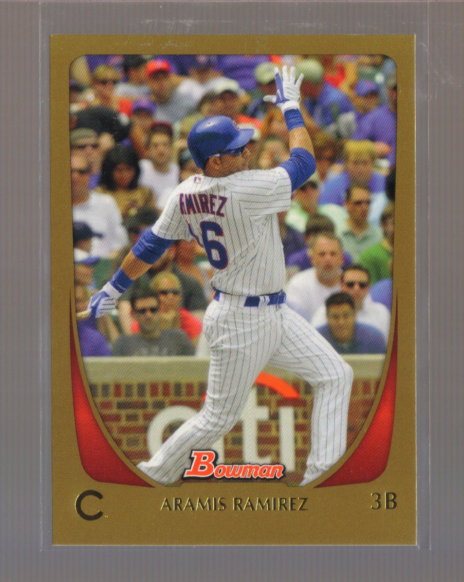 2011 Bowman Gold #101 ARAMIS RAMIREZ Cubs