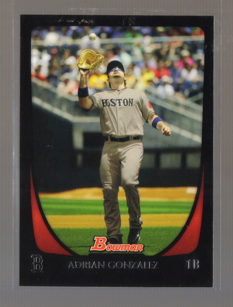 2011 Bowman #87 ADRIAN GONZALEZ Red Sox