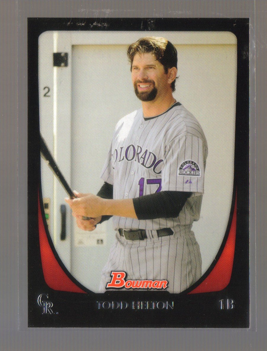 2011 Bowman #142 TODD HELTON Rockies
