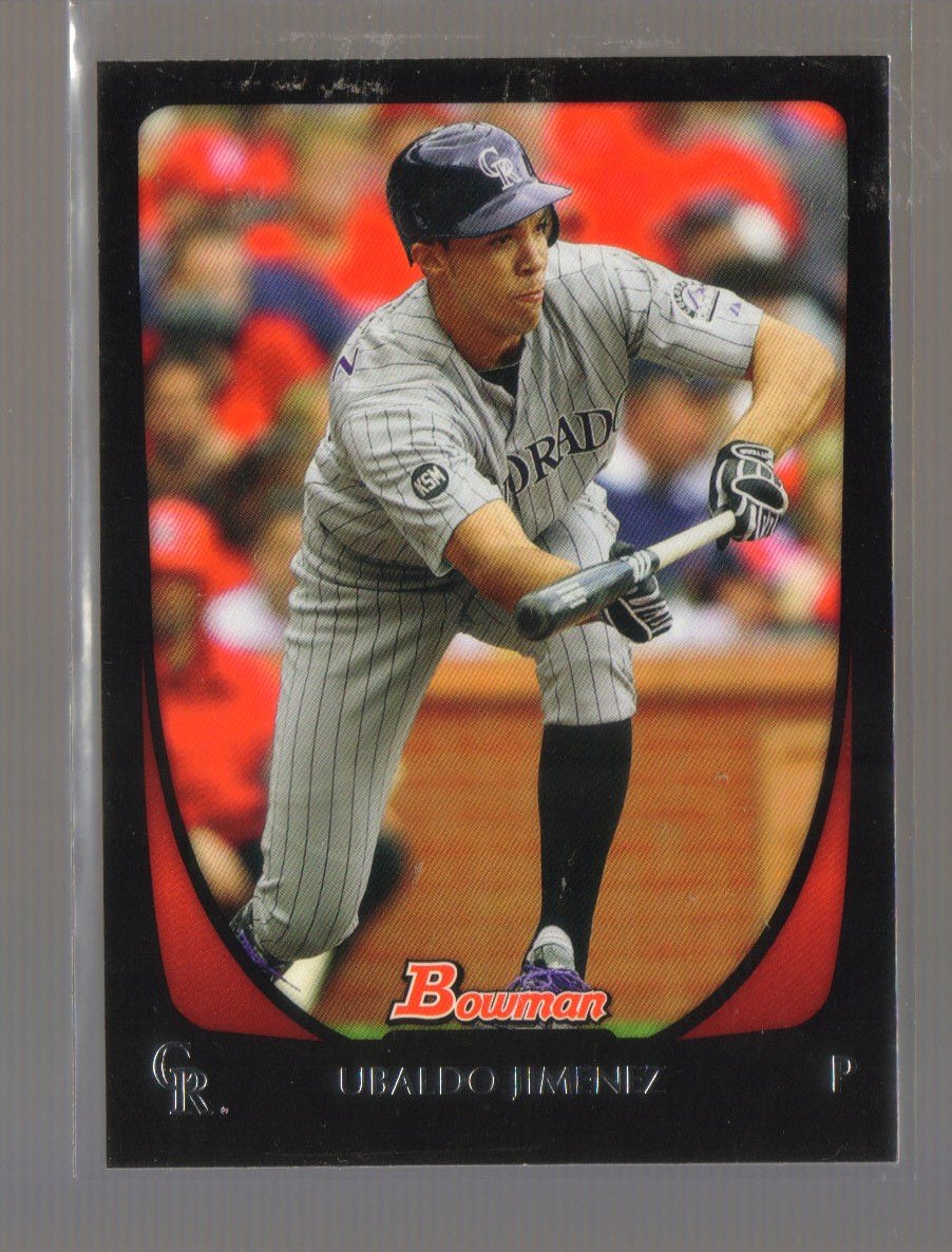 2011 Bowman #143 UBALDO JIMENEZ Rockies