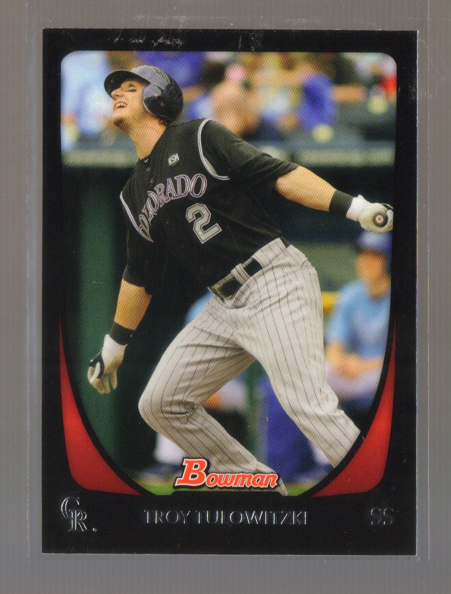 2011 Bowman #155 TROY TULOWITZKI Rockies