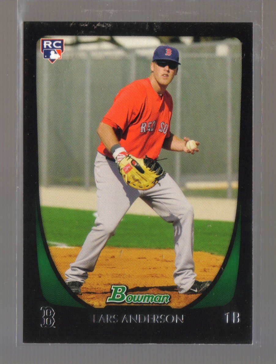 2011 Bowman #192 LARS ANDERSON RC Red Sox