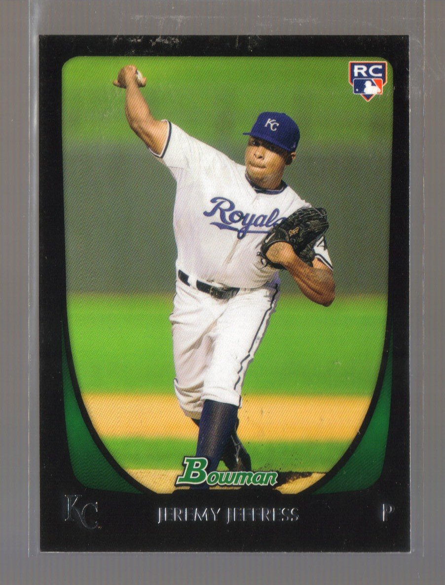 2011 Bowman #195 JEREMY JEFFRESS RC Royals