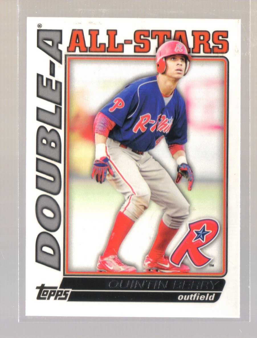 2010 Topps Pro Debut Double-A All-Stars #3 QUINTIN BERRY Phillies