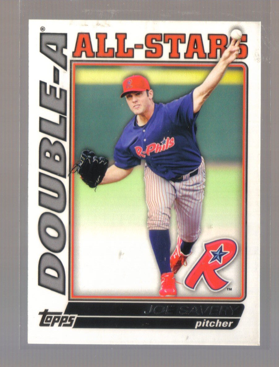 2010 Topps Pro Debut Double-A All-Stars #14 JOE SAVERY Phillies