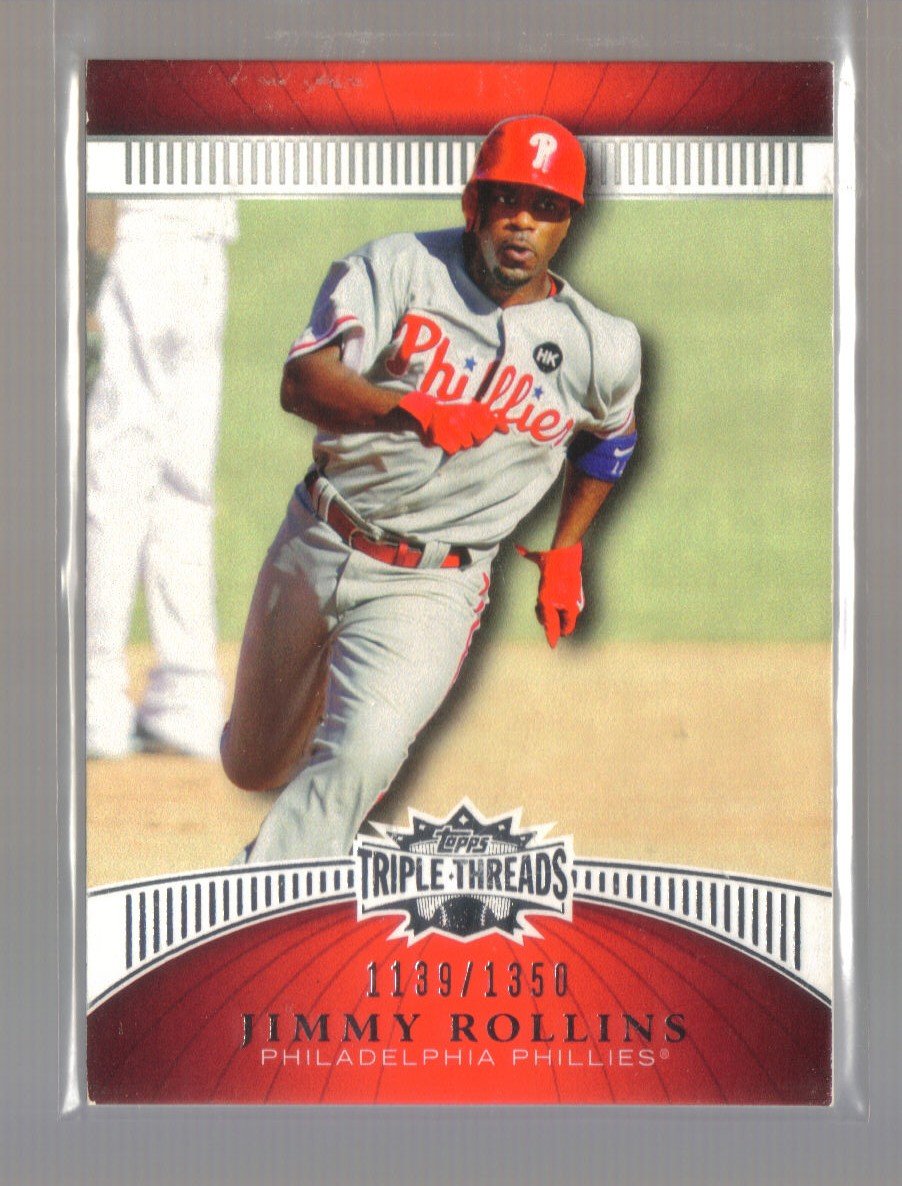 2010 Topps Triple Threads #69 JIMMY ROLLINS Phillies /1350