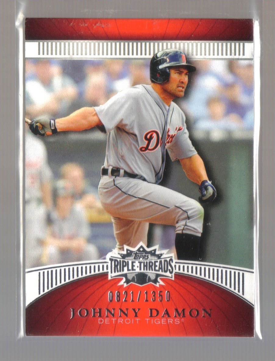 2010 Topps Triple Threads #120 JOHNNY DAMON Tigers /1350