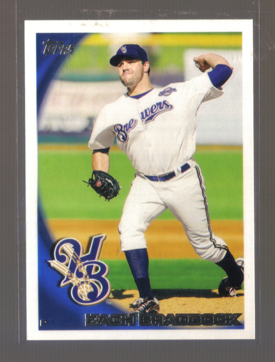 2010 Topps Pro Debut #20 ZACH BRADDOCK Brewers