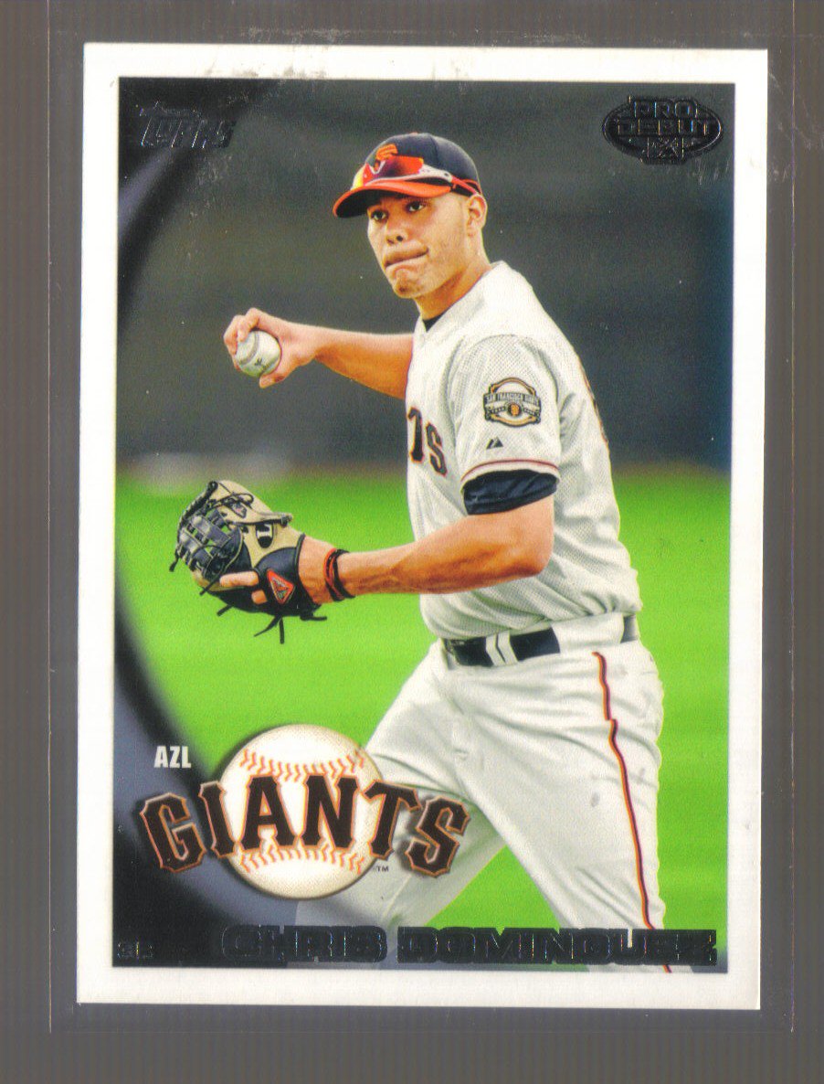2010 Topps Pro Debut #60 CHRIS DOMINGUEZ Giants