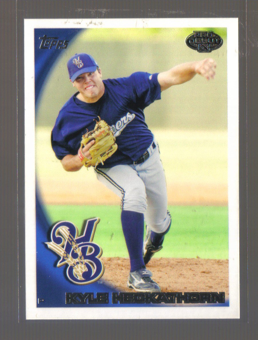 2010 Topps Pro Debut #64 KYLE HECKATHORN Brewers