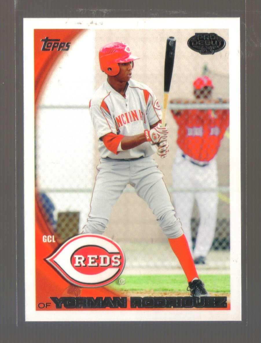 2010 Topps Pro Debut #105 YORMAN RODRIGUEZ Reds