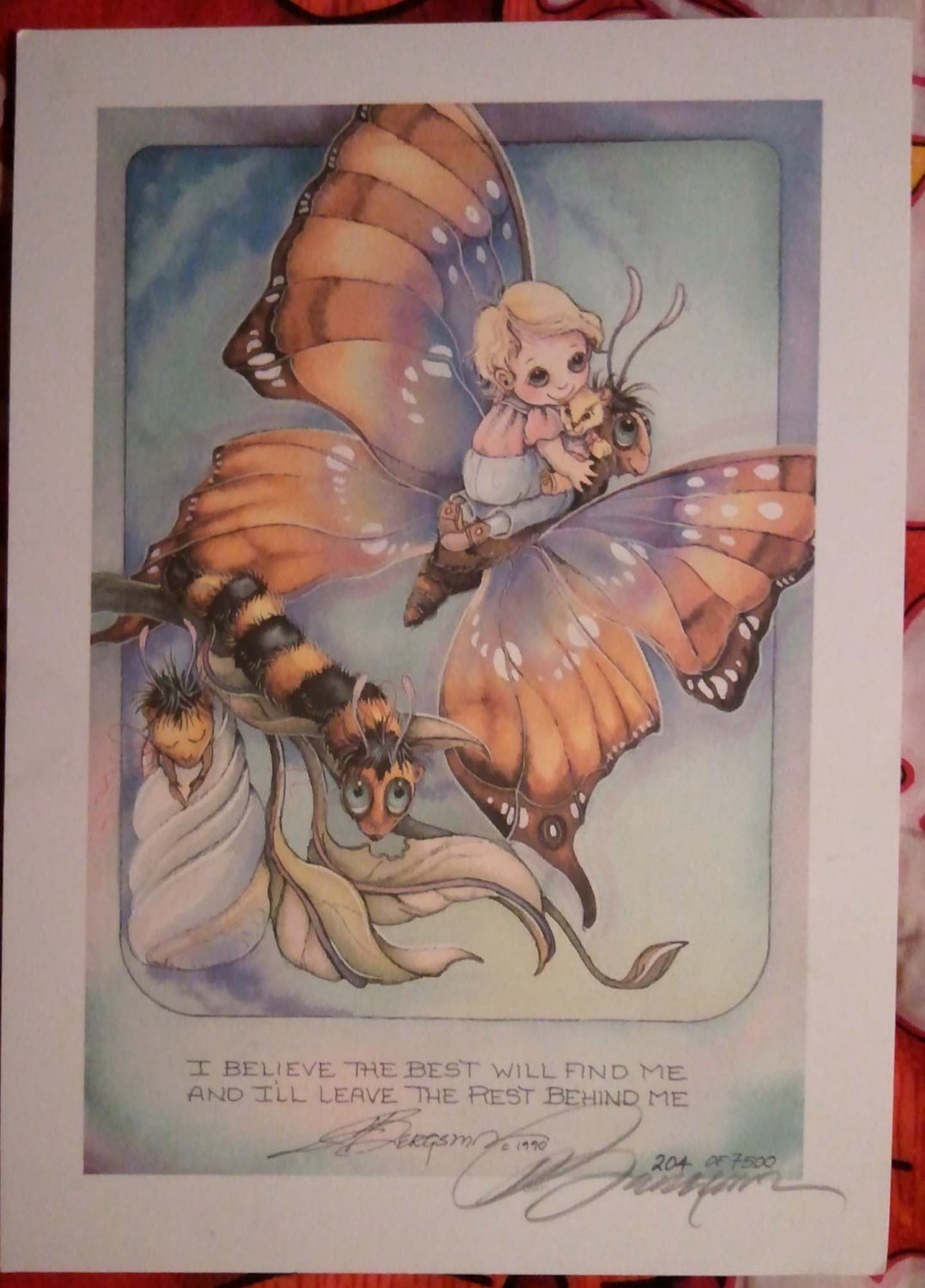 5x7 signed print, Jody Bergsma, ''I BELIEVE"