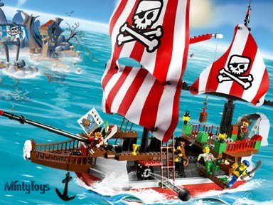 LEGO 7075 4 Juniors Captain Redbeard's Pirate Ship