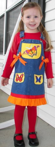 Custom Boutique Hartstrings Boutique Butterfly Dress Sz 3T
