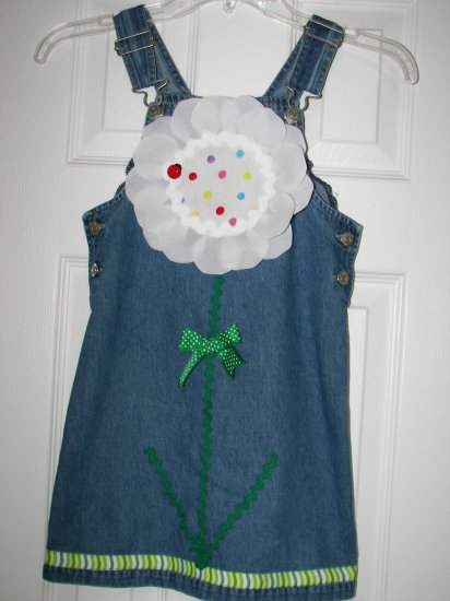 Custom Boutique Flower Petal Dress 5/6